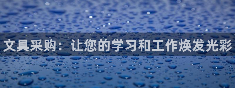 尊龍和九游會(huì )：文具采購：讓您的學(xué)習和工作