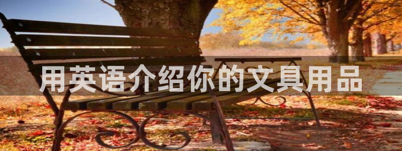 AG九游會(huì )優(yōu)惠中心：用英語(yǔ)介紹你的文具用